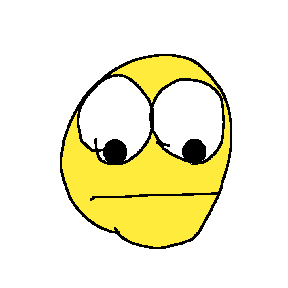 Pixilart Rolling eyes emoji by DrawerGioPIgLOL