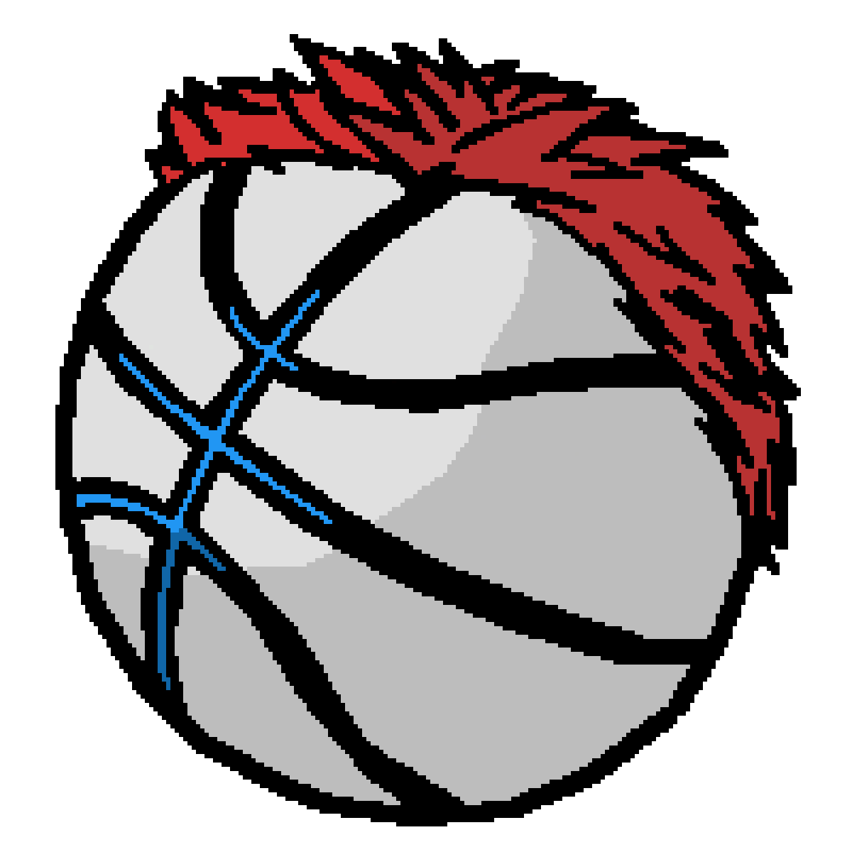 Pixilart Basketball Akaza by mcmonkey123