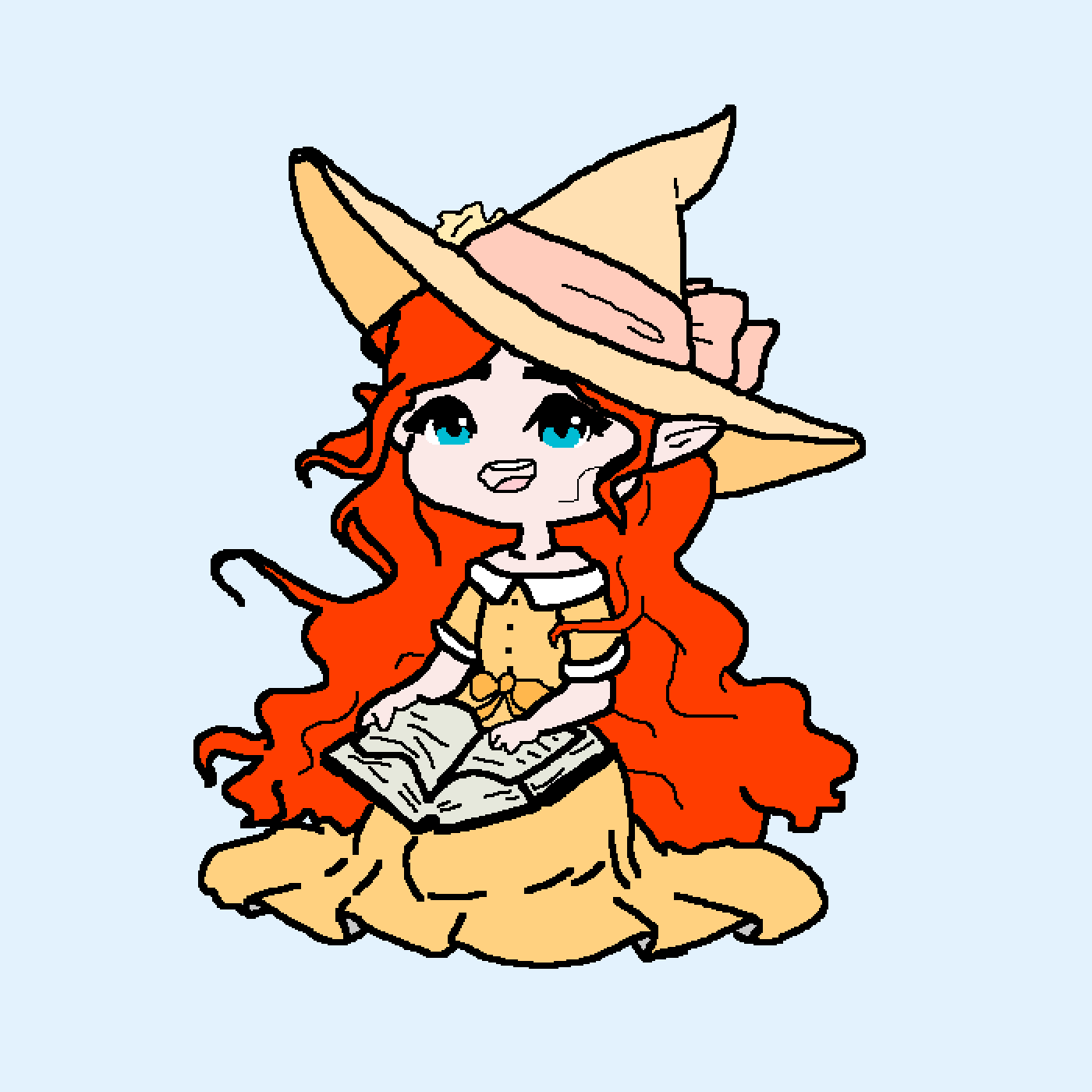 Pixilart Abby the witch by Mika mi