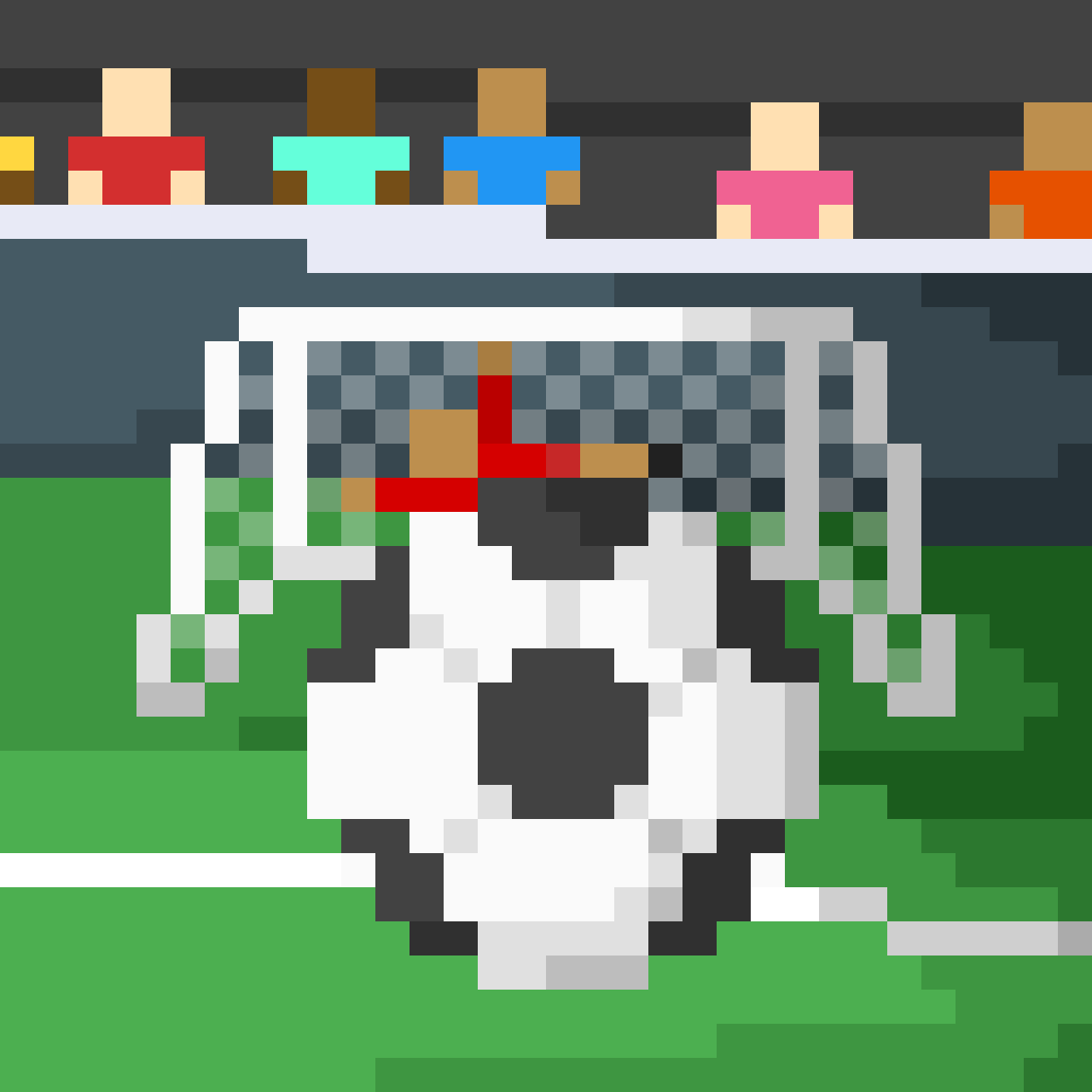 Pixilart Soccer Goal by PR0DUDE25