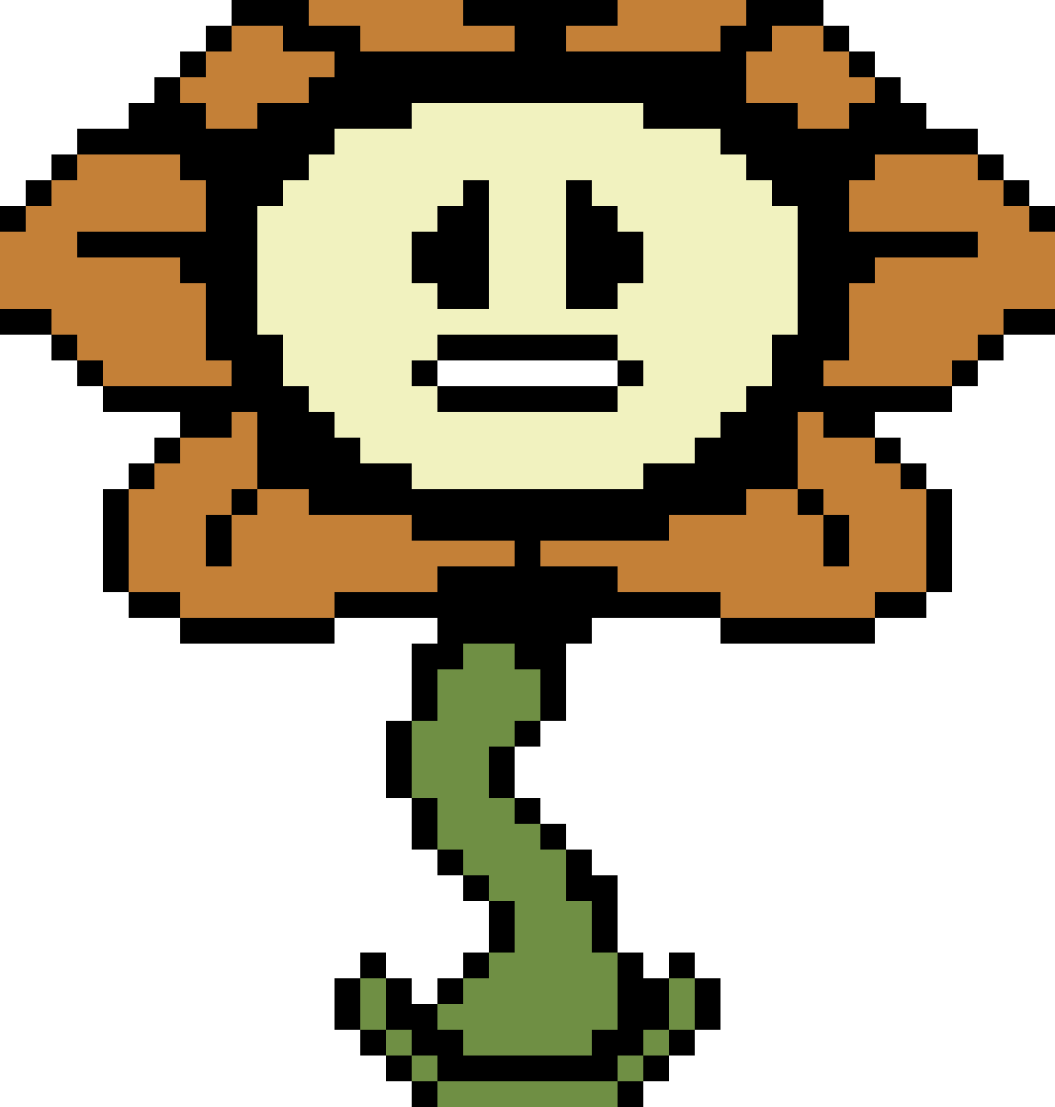 Flowey Undertale Pixel Art by Pixelfell on DeviantArt