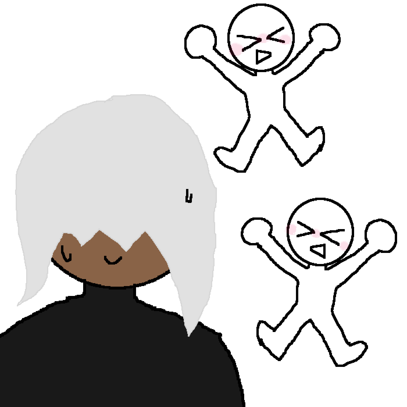 Pixilart - The two vicious children are going crazy HELP by G0r3xC0r3, image size:1400x1400