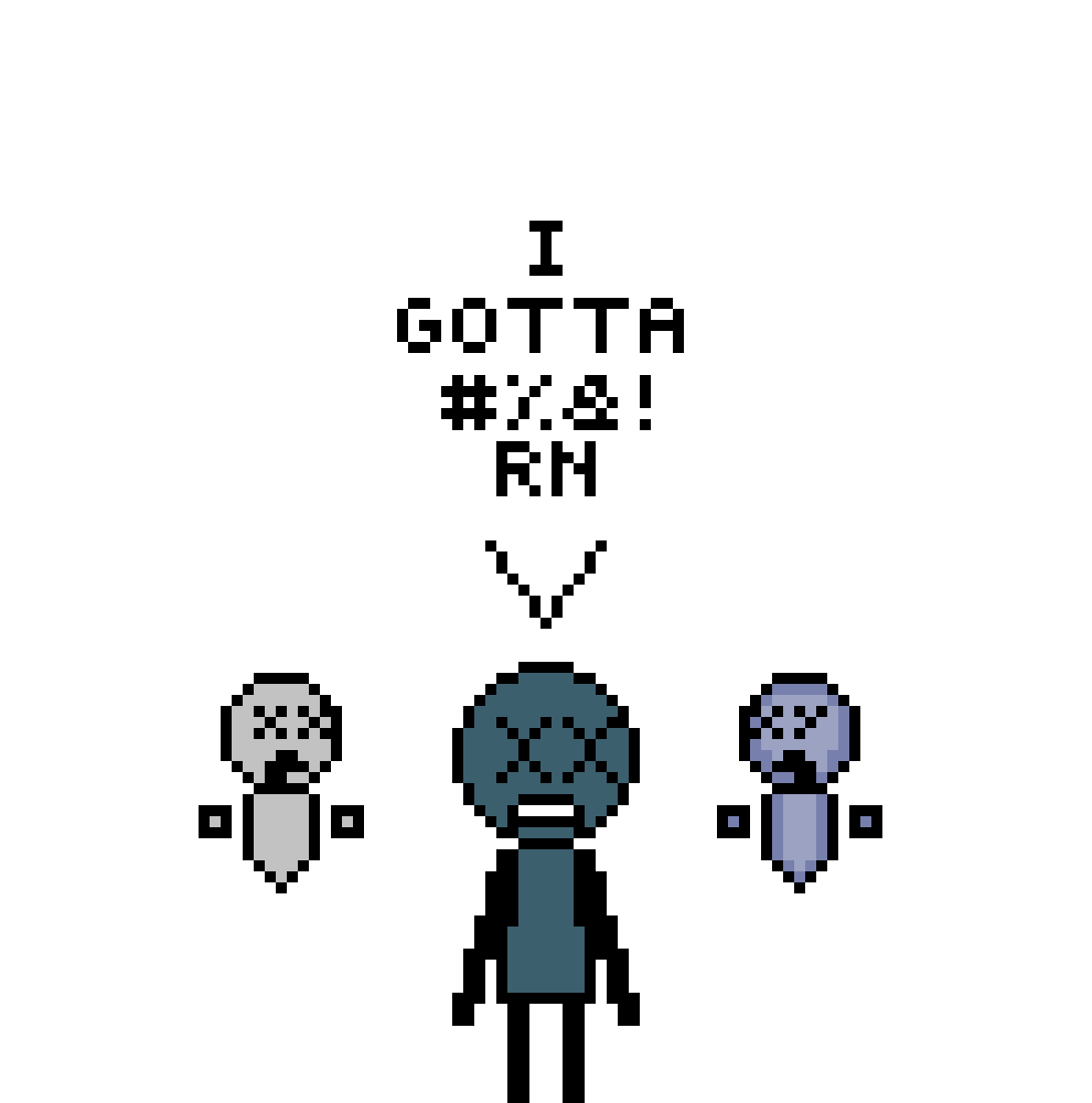 Pixilart ??? (Blue Baby by uselesslink