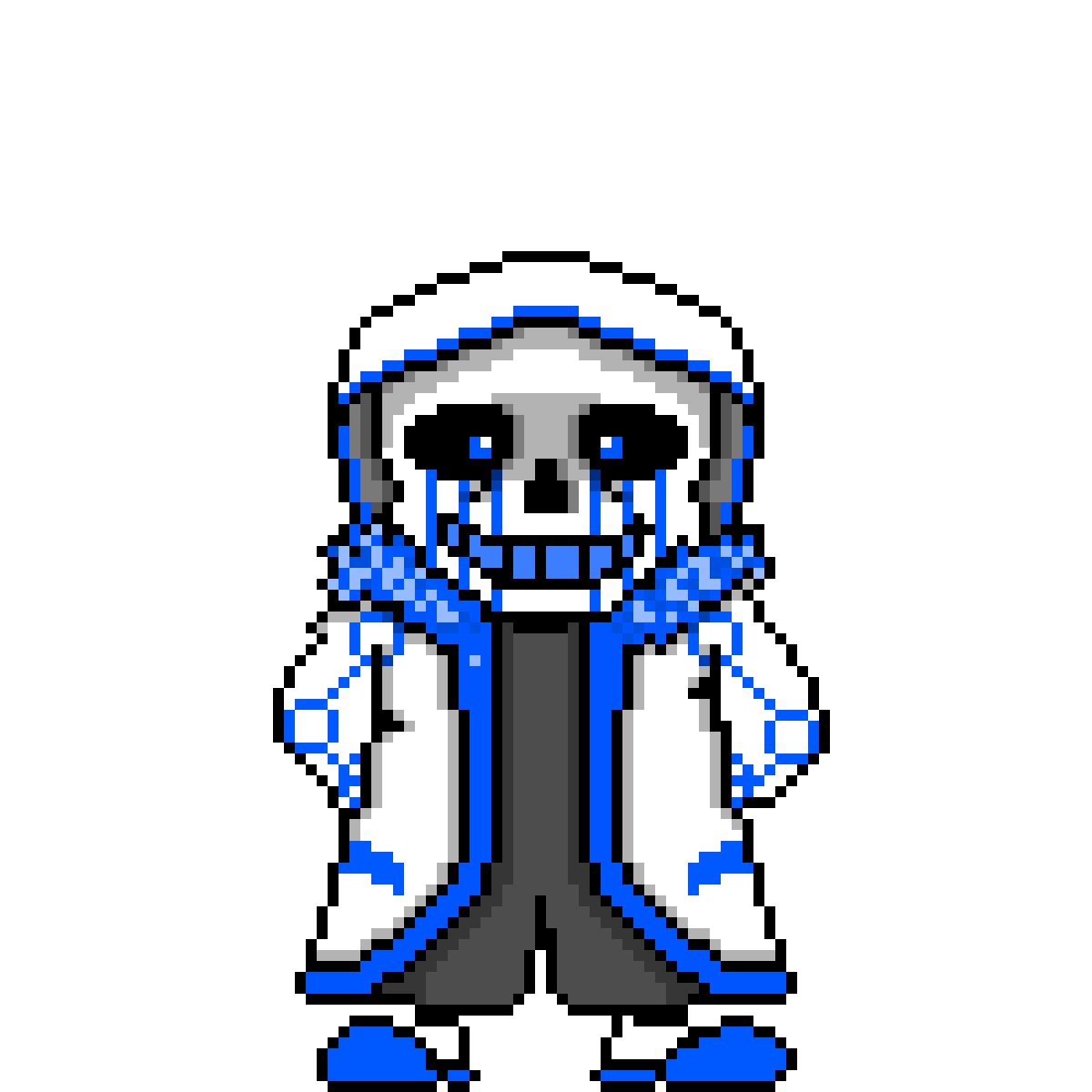 Sprite Pixel Art Maker - Error Sans Pixel Art PNG Transparent With