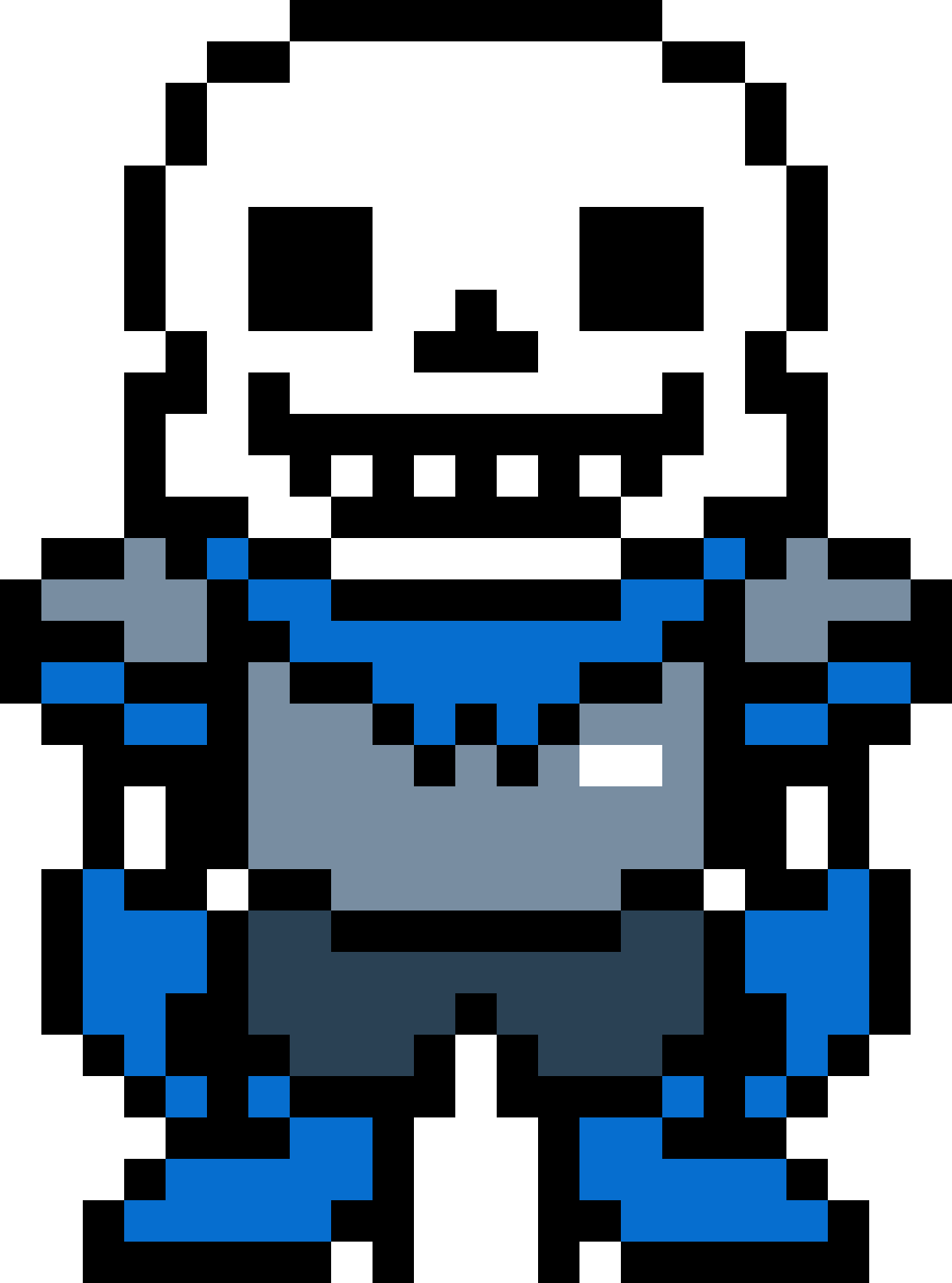 Pixilart - SANS by ilikeducks2222