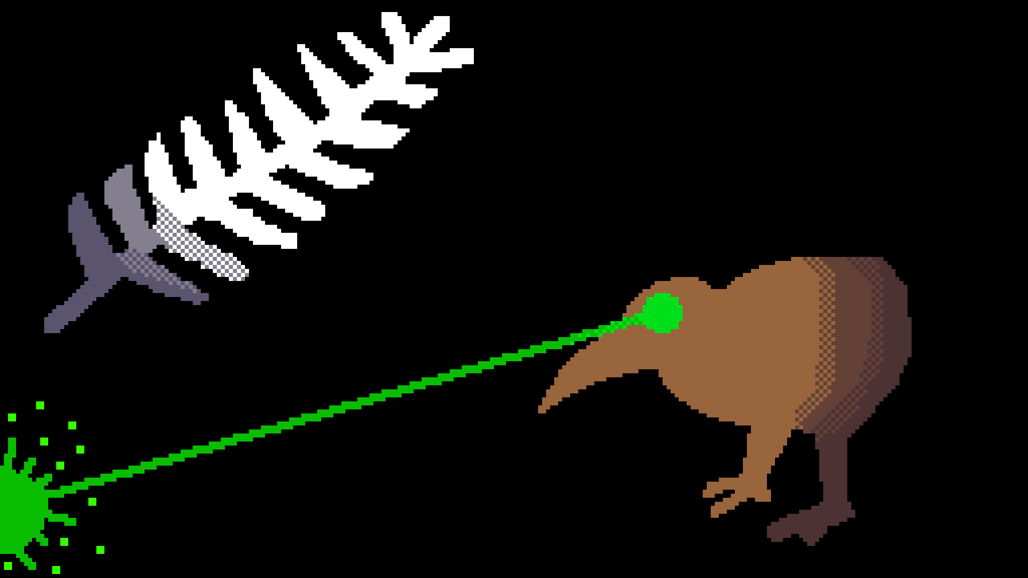 Pixilart The Laser Kiwi by DrDangDarn