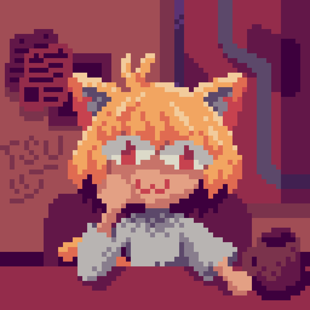 Pixilart - Neco arc :3 by Guaranatsu