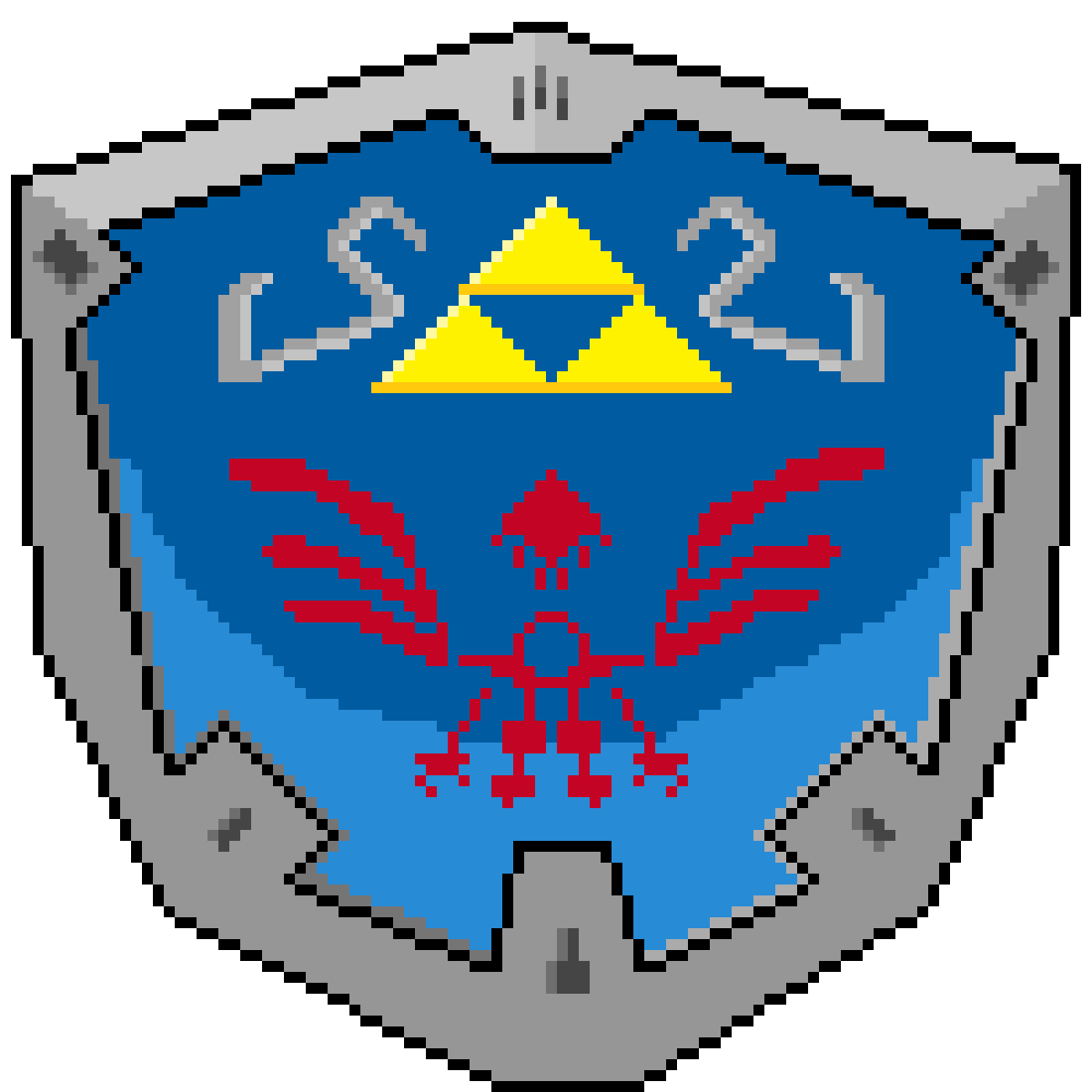 Pixilart - hylian shield by Evilminion1807