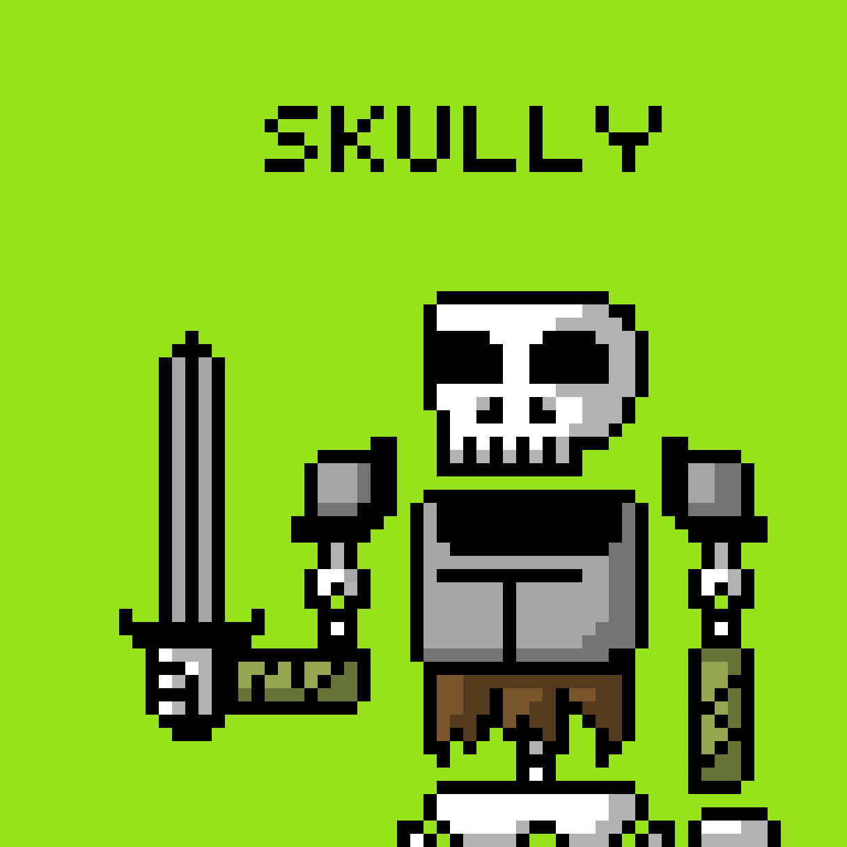 Pixilart - skully by Odikart