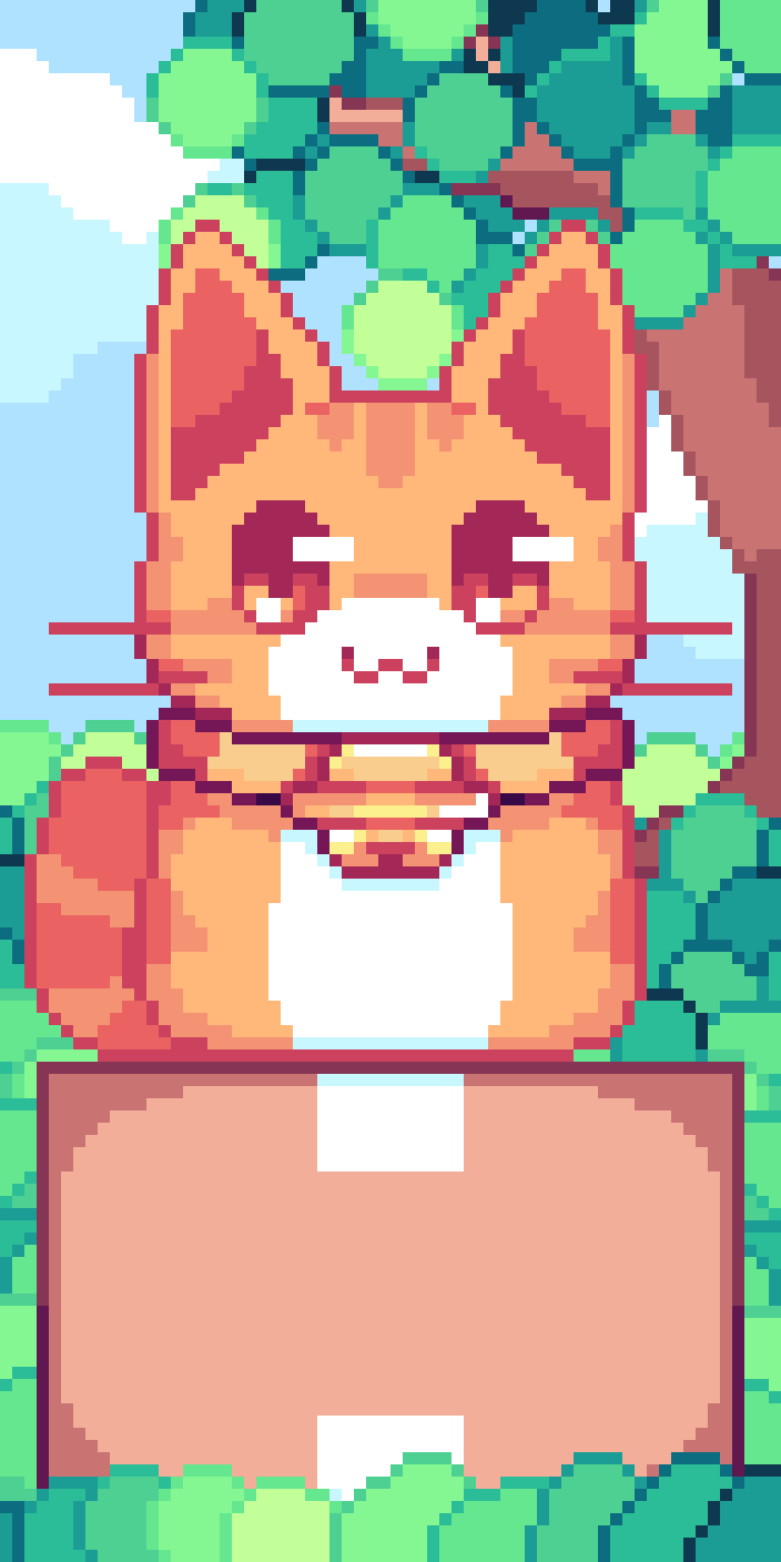 Pixilart - Anime Orange Cat by Axolotl-cat
