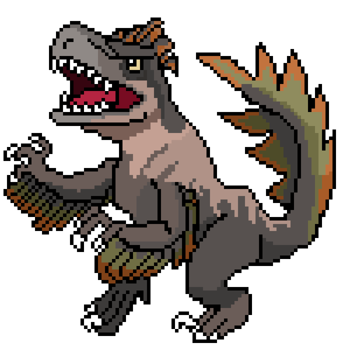 Pixilart - Utahraptor by fgsantino