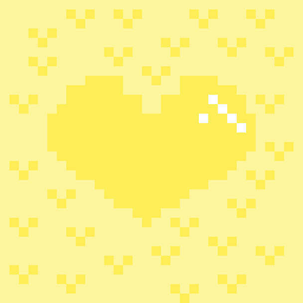 Yellow hearts