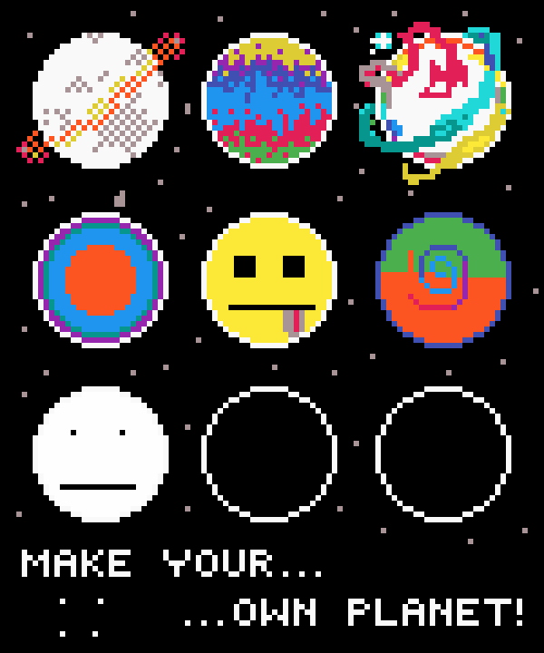 Make your own planet