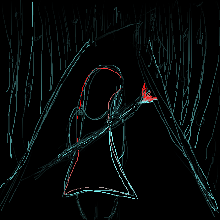 Wizard in the woods