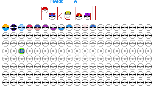 make a pokeball
