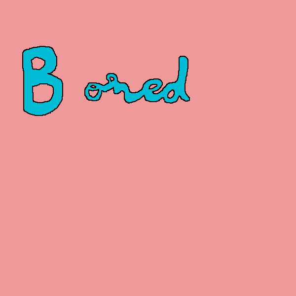 bubble letter cursive