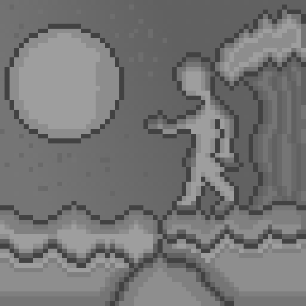 a gray walk