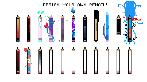 decorate a pencil