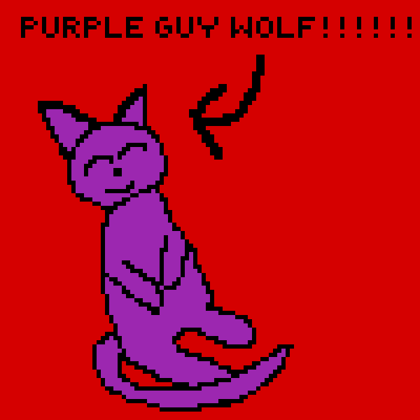 Purple guy wolf full
