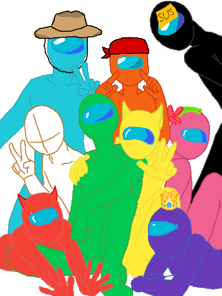 Amoung us drawing