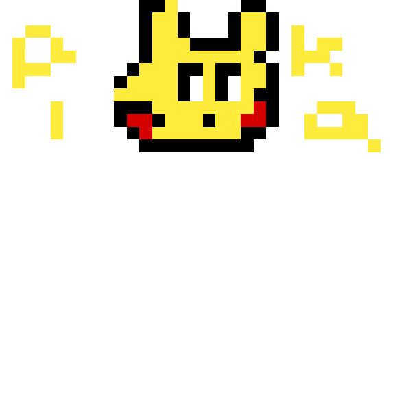Pikachu!!! (MY FIRST PIXIL ART)