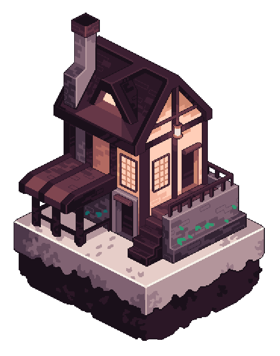 isometric technos house