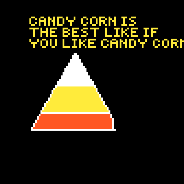 i love candy corn