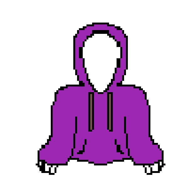 Purple hood
