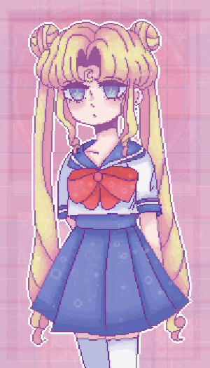 ☾sailor moon doodle☽