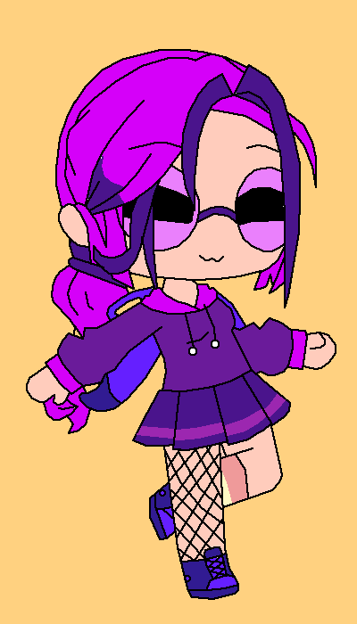 just purple and blue