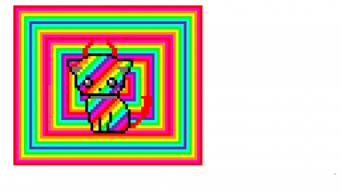 rainbow cat