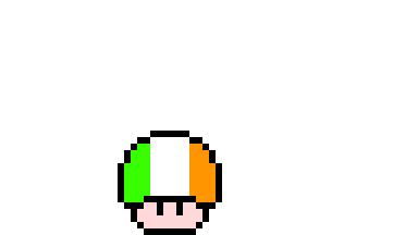 St. Patrick's Day Mushroom