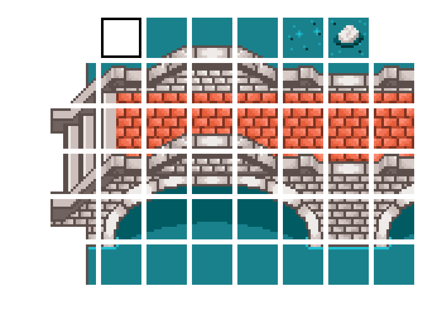 bridge tiles night