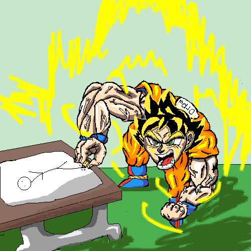 Goku vs. Art