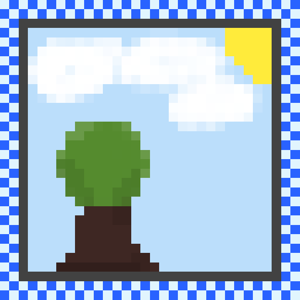 Sunny Day inside a frame