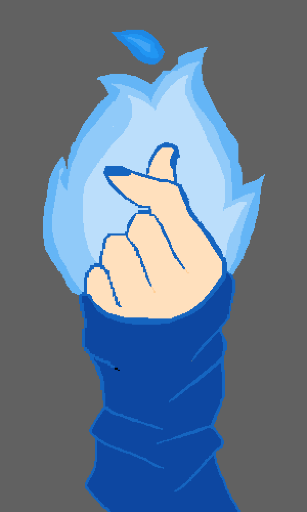 Blue fire azula