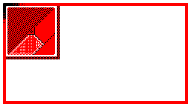 This is a red piece of art W.I.P