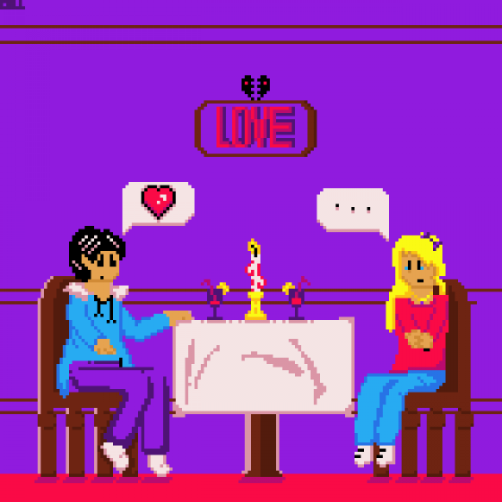 Early Valentine's Drawing.