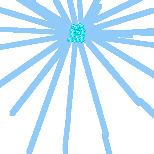 Gem explodes