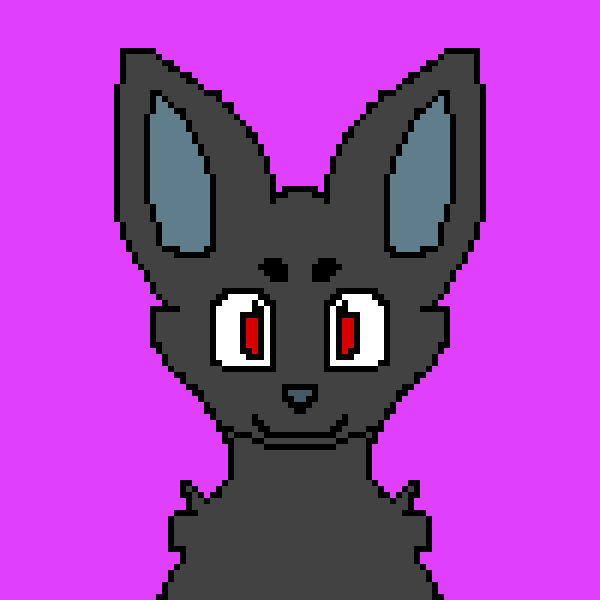 blinking red eyed cat