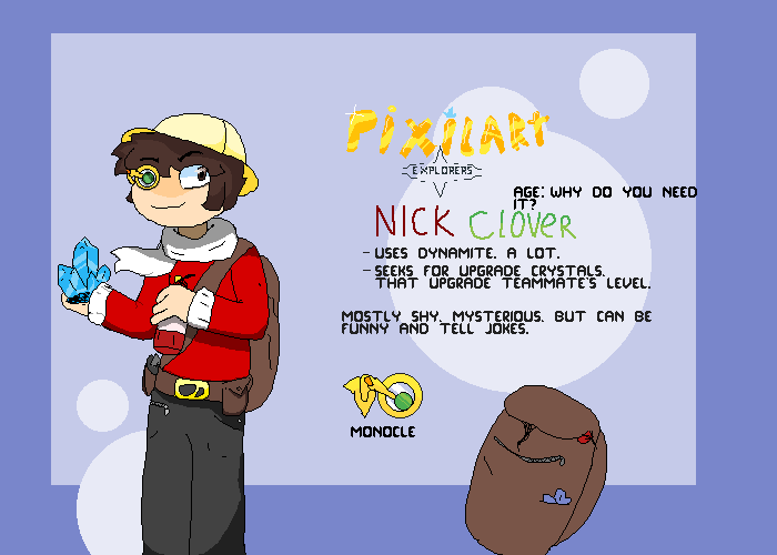 Pixilart Explorers! Nick Clover