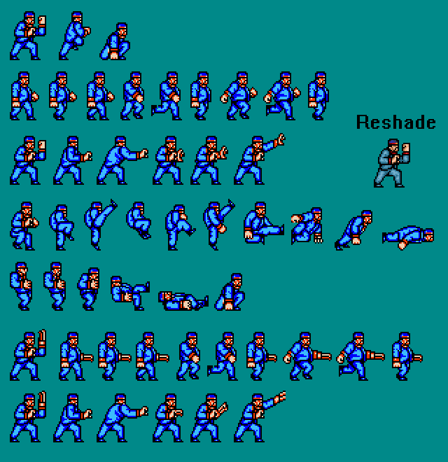 Chin Seimei sprite sheet