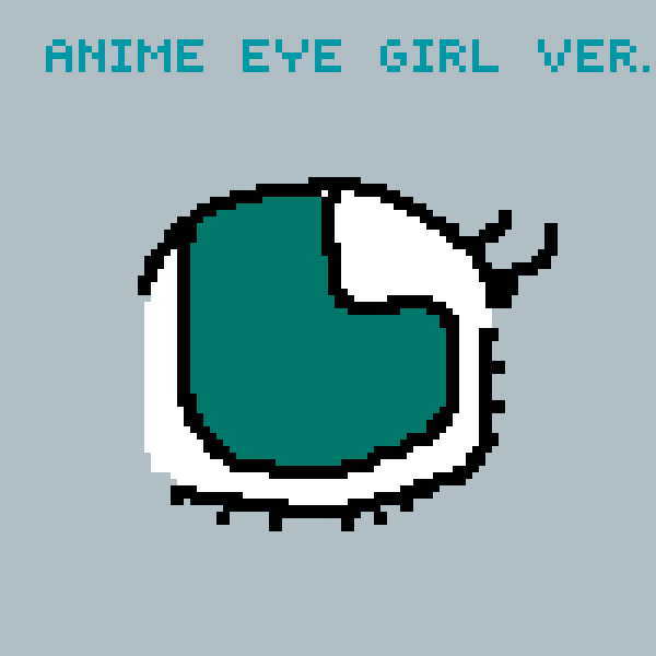 anime eye girl version