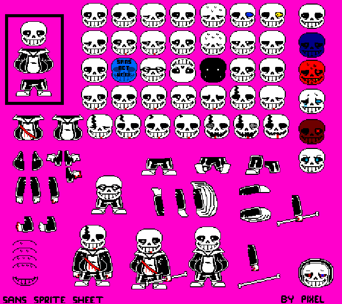 Sans Sprite Sheet