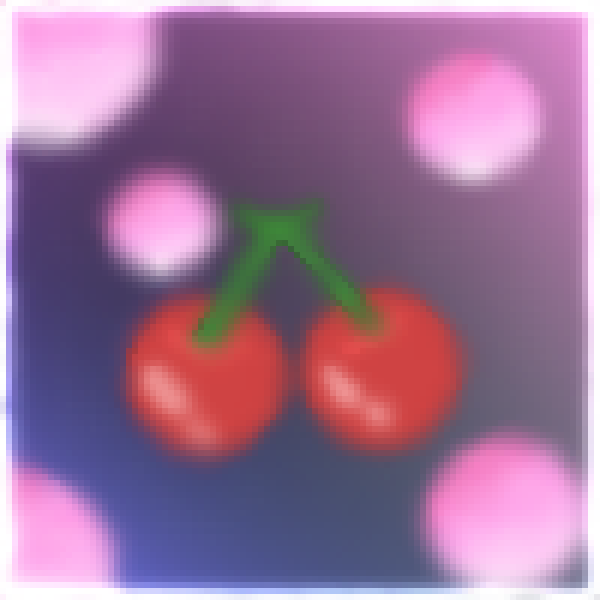Cherries with blur