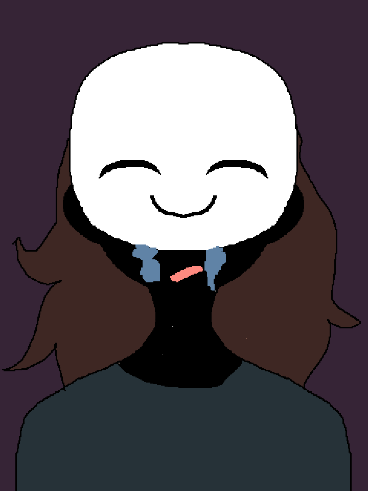 fake smiling