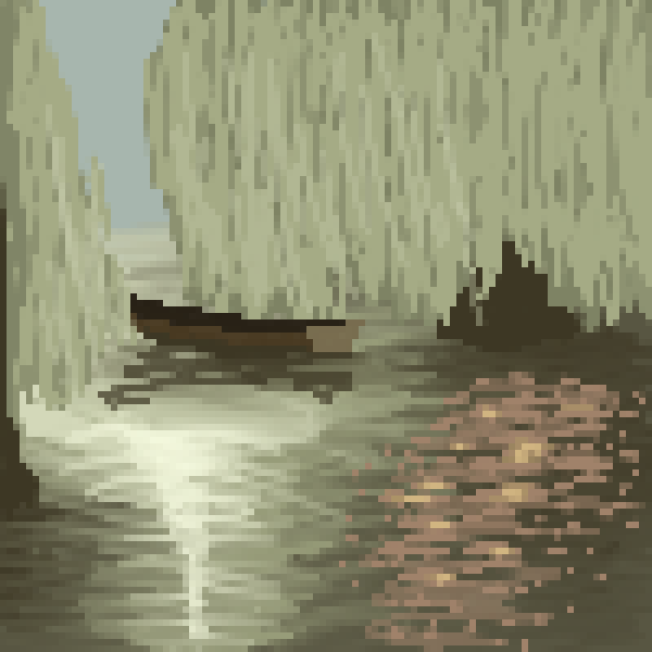 muddy pond