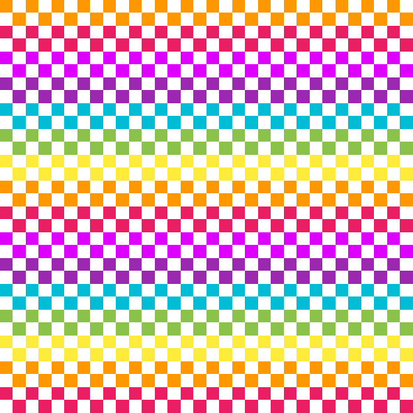 Checker Rainbow #2