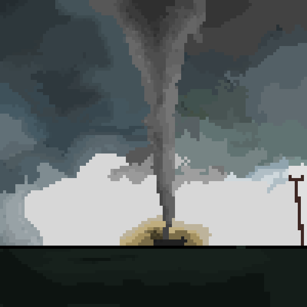 Realistic tornado