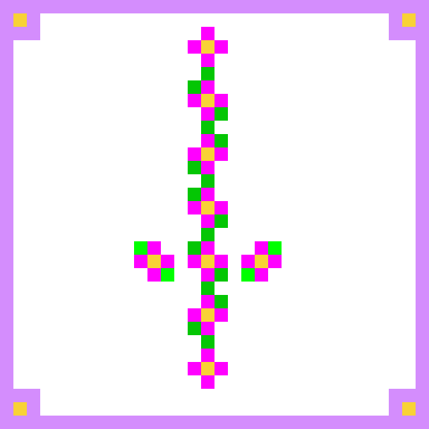 Flower cross